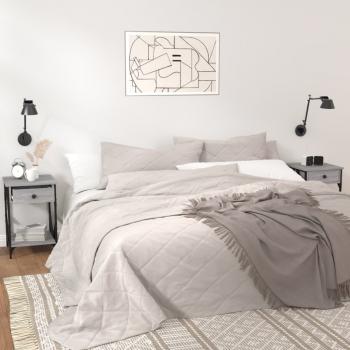 Nachttische 2 Stk. Grau Sonoma 40x42x60 cm Holzwerkstoff