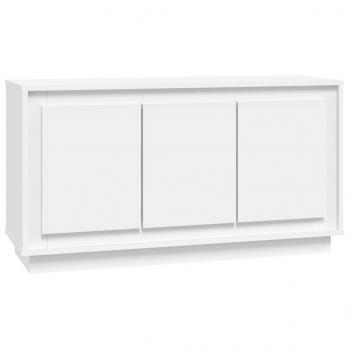 Sideboard Weiß 102x35x55 cm Holzwerkstoff