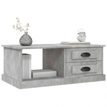 Couchtisch Betongrau 90x50x35 cm Holzwerkstoff