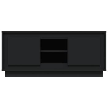 TV-Schrank Schwarz 102x35x45 cm Holzwerkstoff