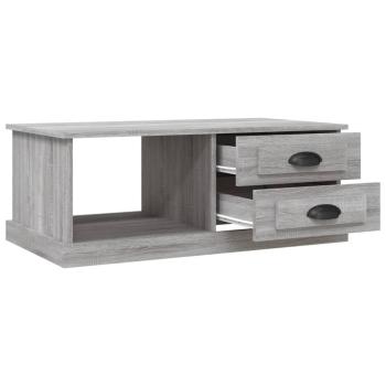 Couchtisch Grau Sonoma 90x50x35 cm Holzwerkstoff