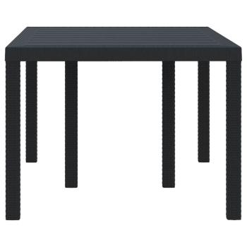 Outdoor Tisch Anthrazit Kunststoff Medium Langlebig