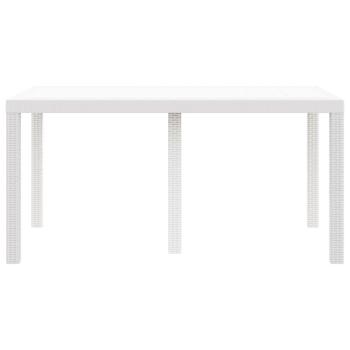 Außentisch Weiß Polypropylen Mittel Langlebig Patiotisch