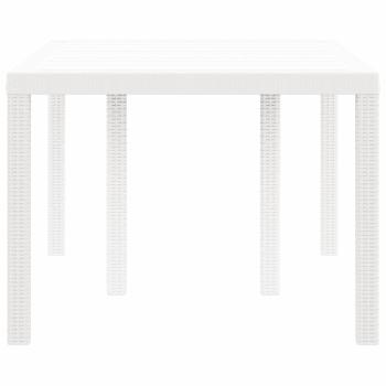 Außentisch Weiß Polypropylen Mittel Langlebig Patiotisch