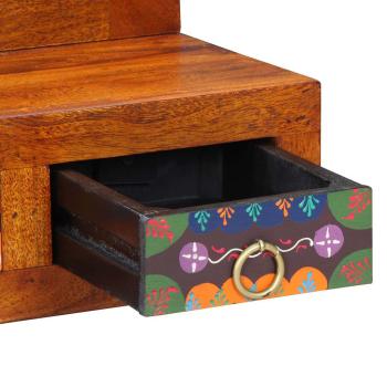 Wandschrank 40x20x50 cm Massivholz Akazie