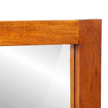 Wandschrank 40x20x50 cm Massivholz Akazie