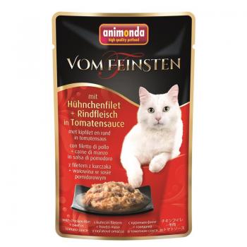 ARDEBO.de Animonda Cat vom Feinsten mit Hühnchenfilet & Rindfleisch in Tomatensauce 50g
