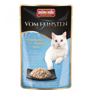ARDEBO.de Animonda Cat vom Feinsten mit Hühnchenfilet & weißem Thunfisch in Sauce 50g