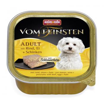 ARDEBO.de Animonda Dog vom Feinsten Schlemmerkern mit Rind, Ei & Schinken 150g