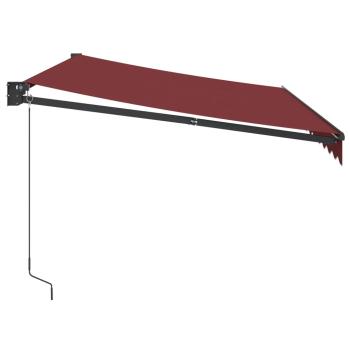 Markise Manuell Weinrot 350x250 cm