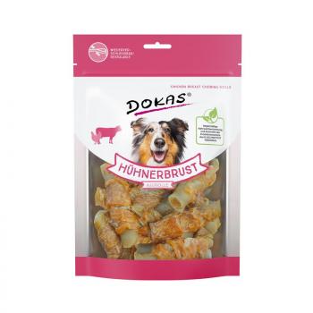 ARDEBO.de Dokas Dog Hühnerbrust Kaurolle 250 g