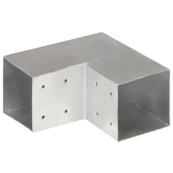 Pfostenverbinder L-Form Verzinktes Metall 101 x 101 mm