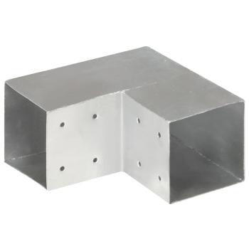 Pfostenverbinder L-Form Verzinktes Metall 101 x 101 mm