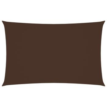 Sonnensegel Oxford-Gewebe Rechteckig 3x6 m Braun