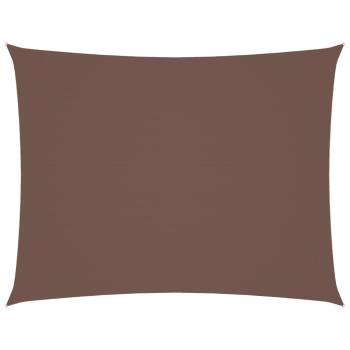 Sonnensegel Oxford-Gewebe Rechteckig 3x6 m Braun