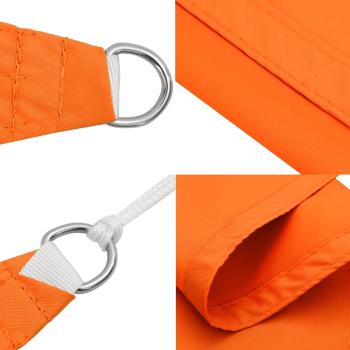 Sonnensegel Oxford-Gewebe Rechteckig 3x6 m Orange
