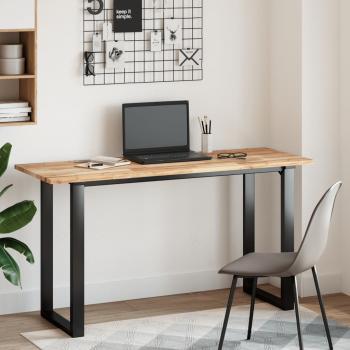 Tischplatte Rechteckig 120x50x2 cm Massivholz Akazie