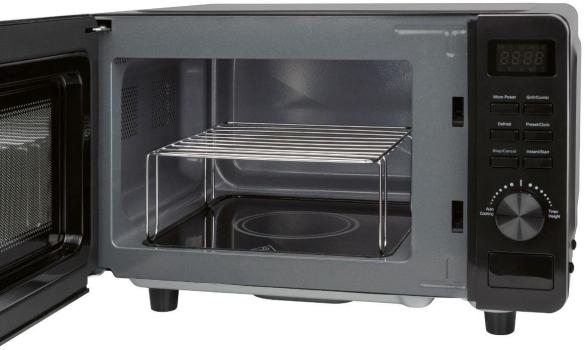 Proficook PC-MWG 1278 Stand Mikrowelle, 700 W, 20 L, 5 Mikrowellenstufen, 1 Grillstufe, 8 Automatikprogramme, 3 Auftauprogramme, schwarz