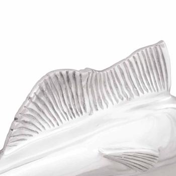 Wandmontierte Schwertfisch Silber 91x8x26 cm aus Aluminium
