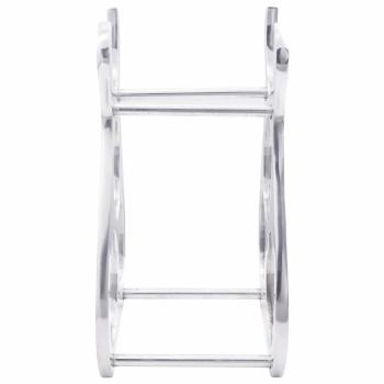 Weinregal Silber 23x14x28 cm Aluminium