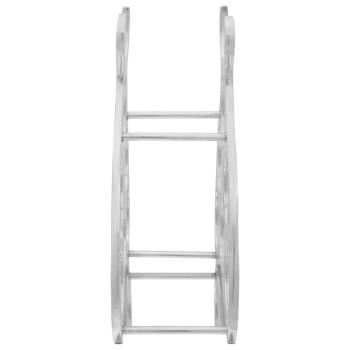 Weinregal Silber 32x14x37,5 cm Aluminium