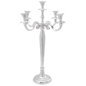 Kerzenhalter Silber 39x39x60 cm Aluminium