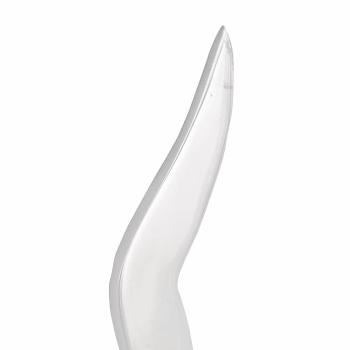 Wandmontierte Möwe 2er Set Silber Aluminium