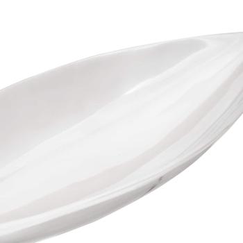 Obstkorb Silber 60x15x8 cm Aluminium