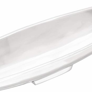 Obstkorb Silber 53x10x9 cm Aluminium