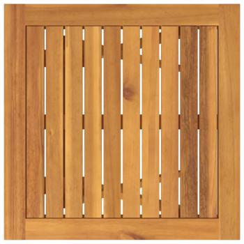 3-teiliges Garten Bistro Set aus massivem Akazienholz