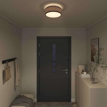 Deckenleuchte Schwarz Ø 30 cm Stoff E27