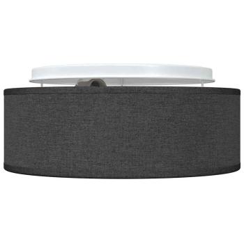 Deckenleuchte Schwarz Ø 30 cm Stoff E27