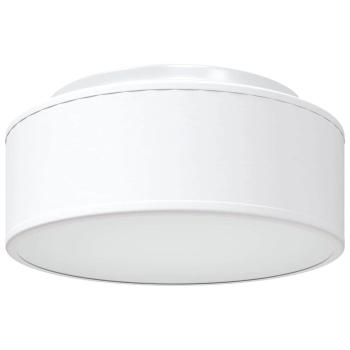 Deckenleuchten Aufbaumontage Weiß Ø 30 cm Stoff E27