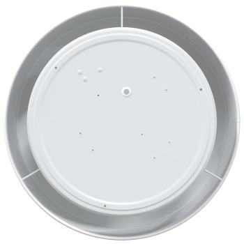 Deckenleuchten Aufbaumontage Weiß Ø 30 cm Stoff E27