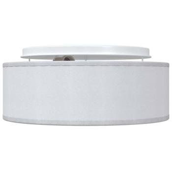 Deckenleuchten Flush Mount Grau Ø 30 cm Stoff E27
