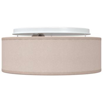 Deckenleuchte Taupe Ø 30 cm Stoff E27