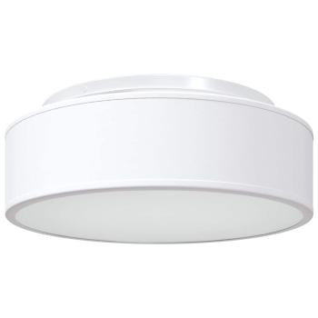 Deckenleuchten Flush Mount Weiß Ø 38 cm Stoff E27