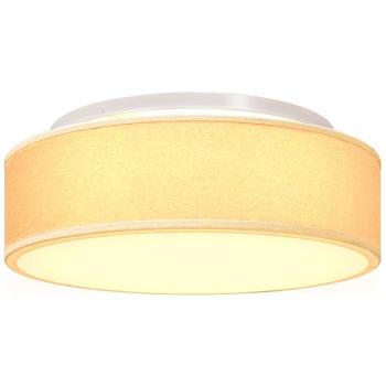 Deckenleuchten Flush Mount Weiß Ø 38 cm Stoff E27