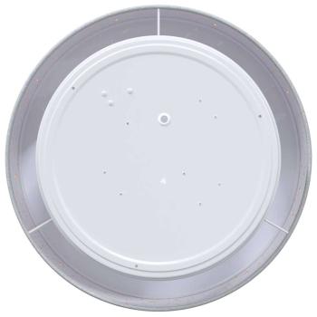 Deckenleuchten mit Sternenhimmel-Lampschirm Grau Ø 30 cm Stoff E27