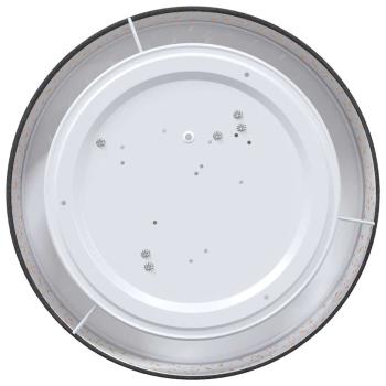 Deckenleuchten mit sternförmigem Lampschirm Schwarz Ø 38 cm Stoff E27