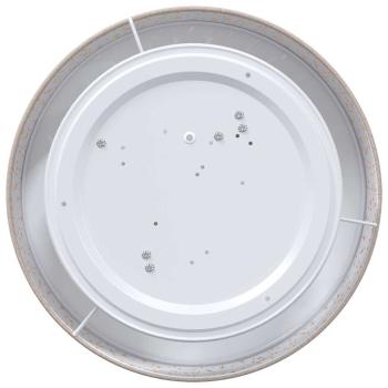 Deckenleuchten mit sternförmigem Lampenschirm Taupe Ø 38 cm Stoff E27