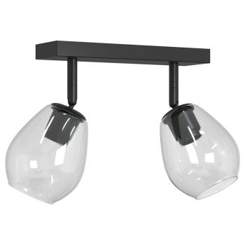 Deckenlampen mit verstellbarem Glasschirm Anthrazit E27