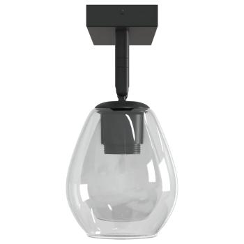 Deckenlampen mit verstellbarem Glasschirm Anthrazit E27