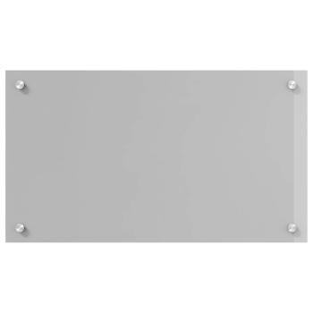 Küchenrückwand in Lichtgrau, 70x40x0,6 cm, aus Sicherheitsglas