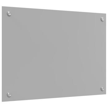 Küchenrückwand in Lichtgrau 70x50x0,6 cm aus Sicherheitsglas