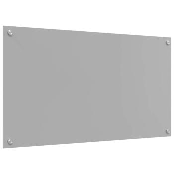 Küchenrückwand Licht Grau 90x50x0.6 cm Einscheibensicherheitsglas