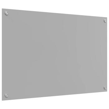Küchenrückwand Hellgrau 90x60x0,6 cm aus Sicherheitsglas
