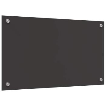 Küchenrückwand Dunkelgrau 70x40x0,6 cm aus Sicherheitsglas