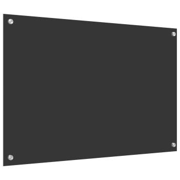 Küchenrückwand dunkelgrau 90x60x0,6 cm Sicherheitsglas