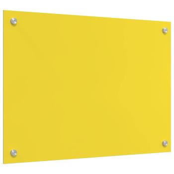 Küchenrückwand Gelb 70x50x0,6 cm Sicherheitsglas